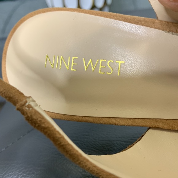 👡 Nine West Slingback Suede Open Toe Heels - Picture 5 of 7